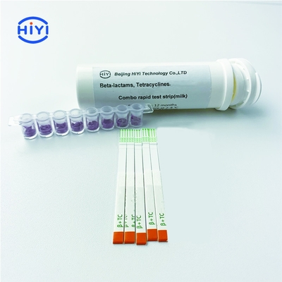 Milk Antigen Test Strips Beta Lactams And Tetracyclines Combo Rapid