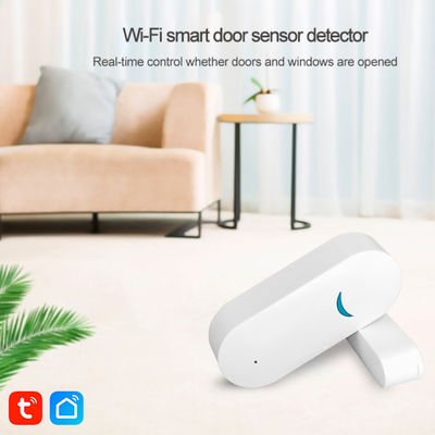 White WIFI Independent Wireless Door and Window Alarm