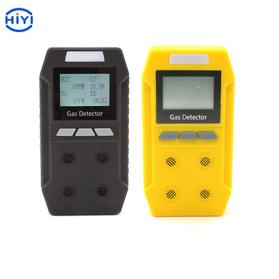 Light Alarm Voice Warning Multi Gas Detector With LCD Display