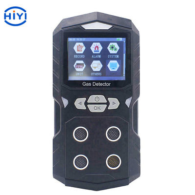 4 In 1 Handheld Multi Gas Detector 100PPM 1000PPM Data Logging Voice Alarm