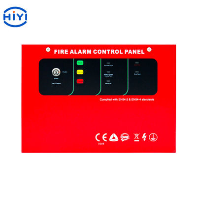 Wireless 2 Zone En54 24vdc Conventional Fire Alarm Control Panel