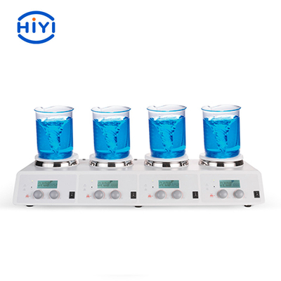 Heated Chemical Synthesis Mini Magnetic Stirrer Four Channel 200-1500 Rpm