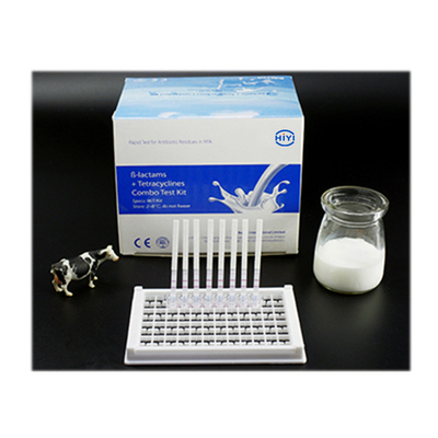 Beta-Lactam+Tetracycline Combo Test Strip 7-10 Minutes Rapid To Detect Two Types Antibiotics Residues In Milk And Dairy